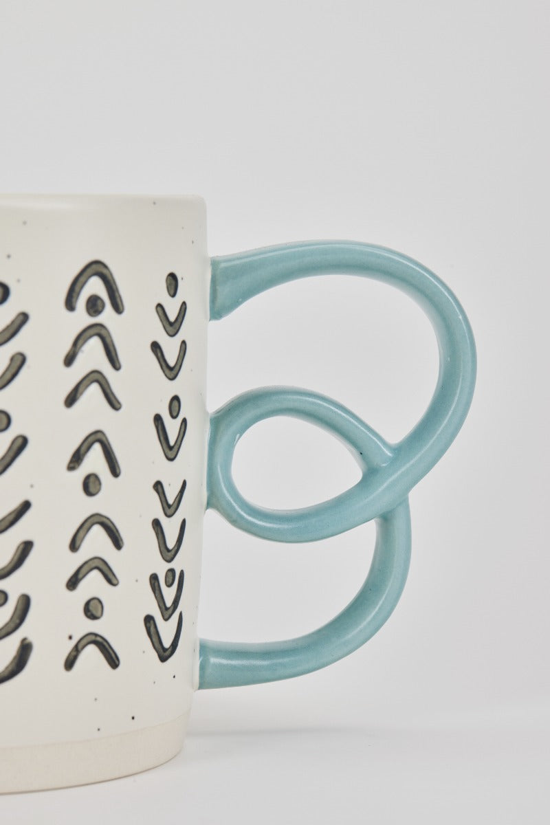 Bahne Interior Artist Handmade kop, Multi - H9,5 cm. - Bahne